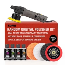 Chemical Guys BUF503X TORQX Random Orbital Polisher Kit (9 Items)