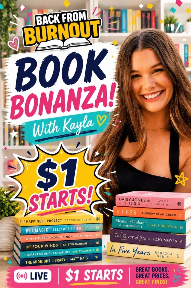 BOOKS WITH KAYLA | BACK FROM BURNOUT BOOK CLEARANCE