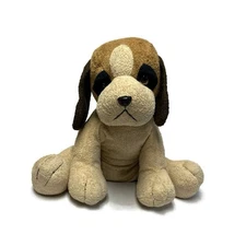 Russ Berrie PATCHES Puppy Dog Large 13” Stuffed Animal Bean Bag Weighted Plush