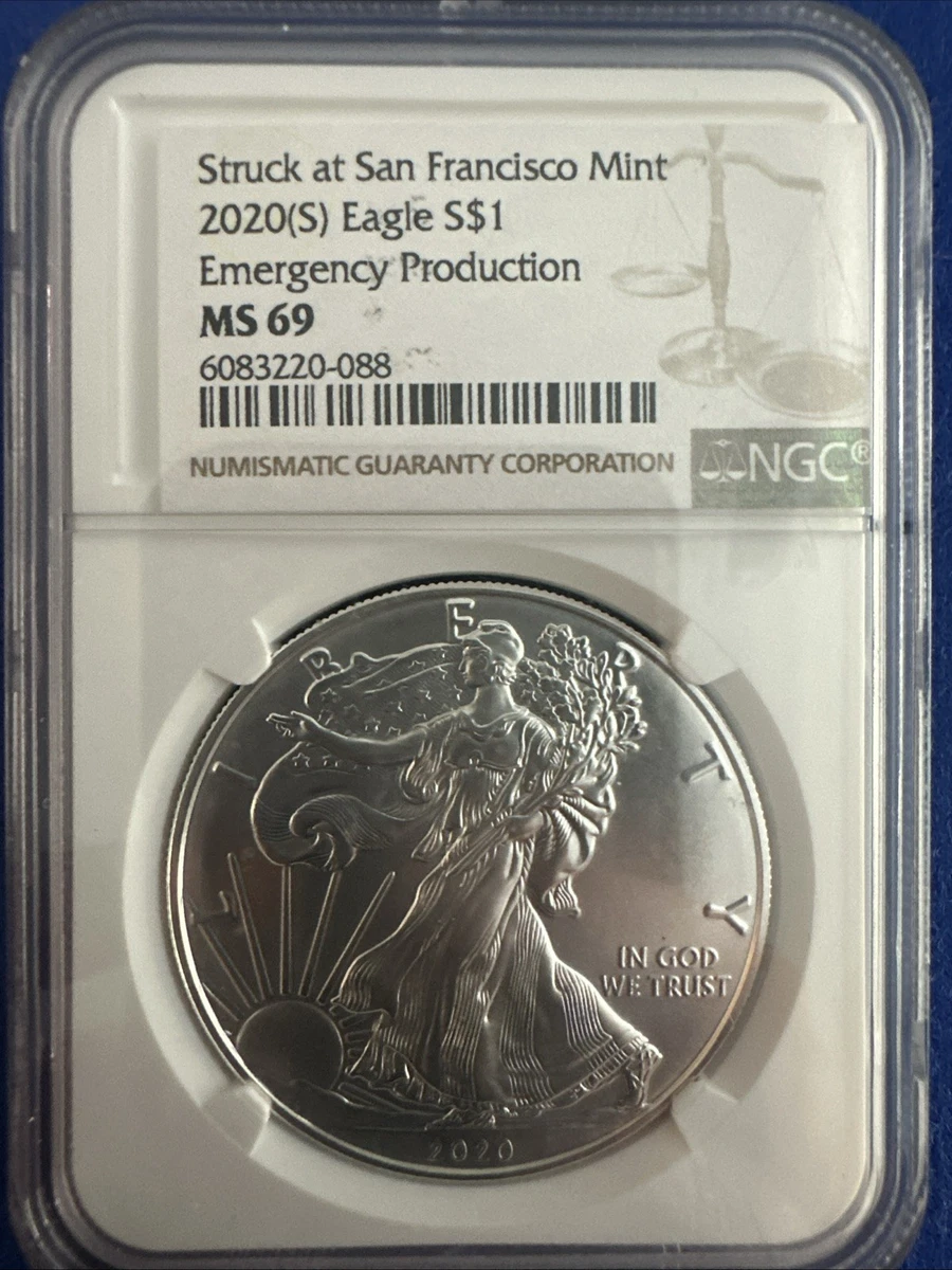 American Eagle MS 69 Graded 2020 Silver Bullion Coins for sale | eBay