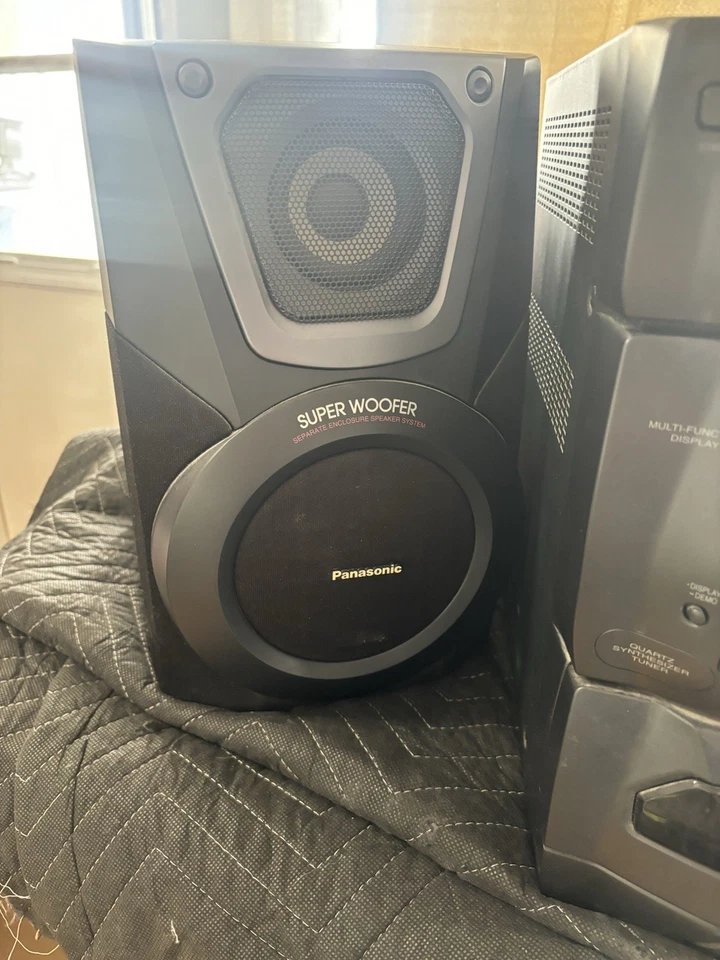 Panasonic Radio Stereo System Boombox SA-AK25 5 CD Changer dual Tape - Image 2 of 4