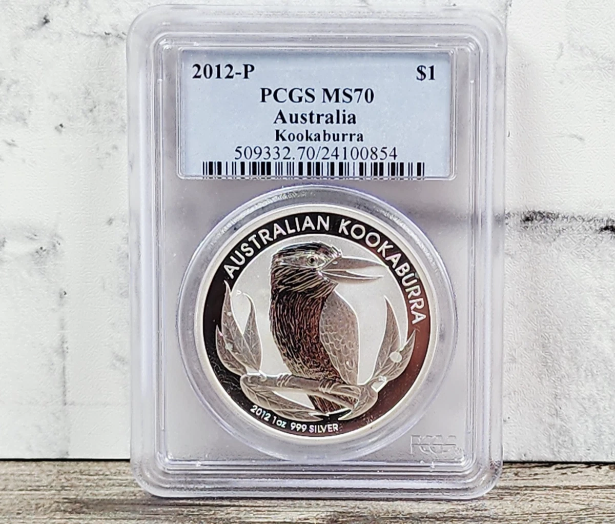 Australian Kookaburra MS 70 Graded PCGS Certified Silver Bullion