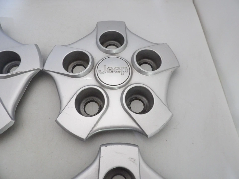 Set of 4 2007 2008 2009 2010 2011 2012 - 2016 JEEP PATRIOT COMPASS Center Caps - Image 3 of 4
