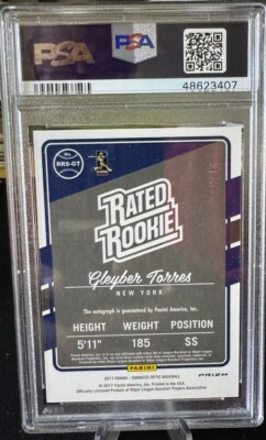 その他 MLB Gleyber Torres Refractor PSA 10 Gleyber Torres RC