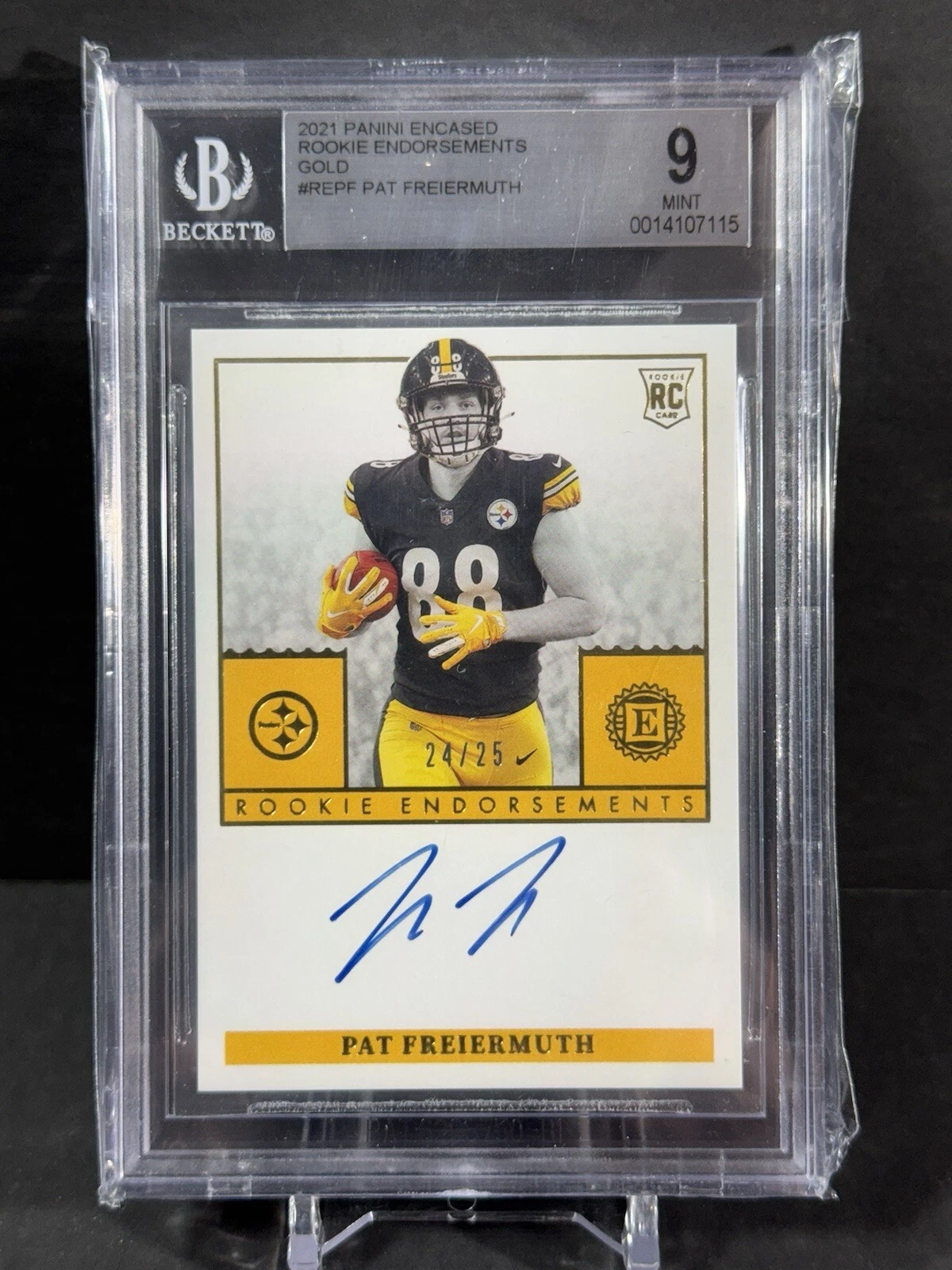 Pat Freiermuth Panini Encased Rookie Endorsements #REPF Base
