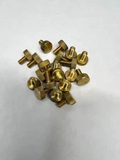 Knurled Thumb Screw Brass 10-32 Thread 3/8 length - 20 Pieces -  7133B
