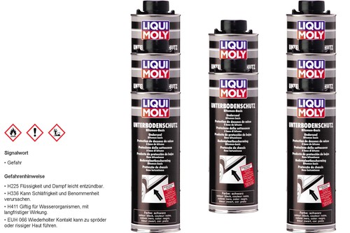 Trattamento Anti Corrosione Protettore Sottoscocca NIGRIN Bitume 500ml - Antiruggine E Antiscalpiccio Bitume Per Auto - Foto 9