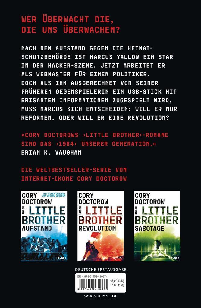 Thumbnail - Little Brother - Revolution | Cory Doctorow | 2021 | Deutsch