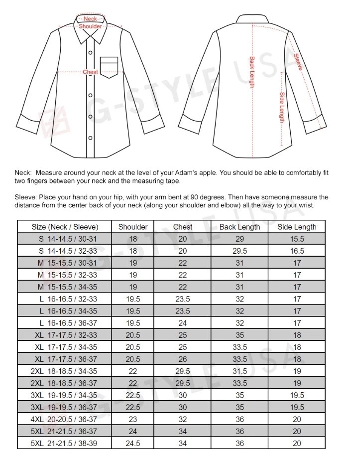 NEW Men's Regular Fit Long Sleeve Solid Color Dress Shirts - 19 Colors - Image 2 of 2
