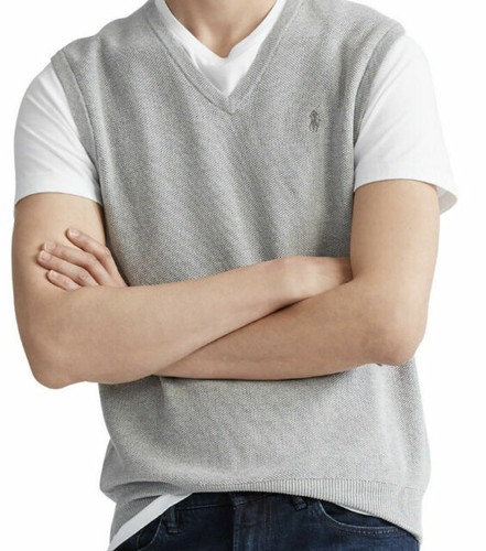 POLO RALPH LAUREN MEN LOGO GREY PIMA 