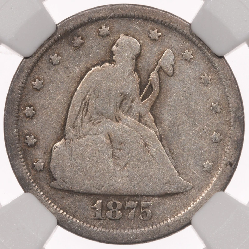 1875-S 20C NGC VG8 Twenty Cent Piece - Image 2 of 3