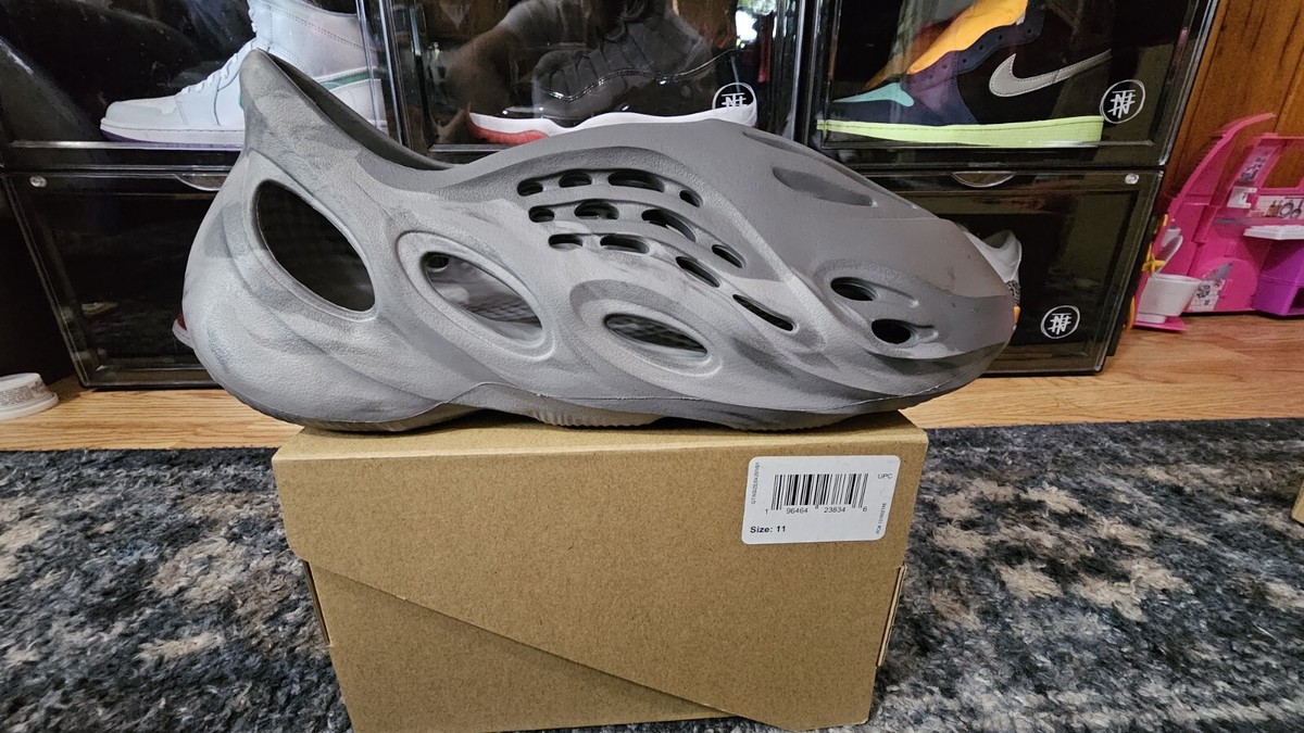 Adidas Yeezy Foam RNR MX Granite Size 11 | eBay