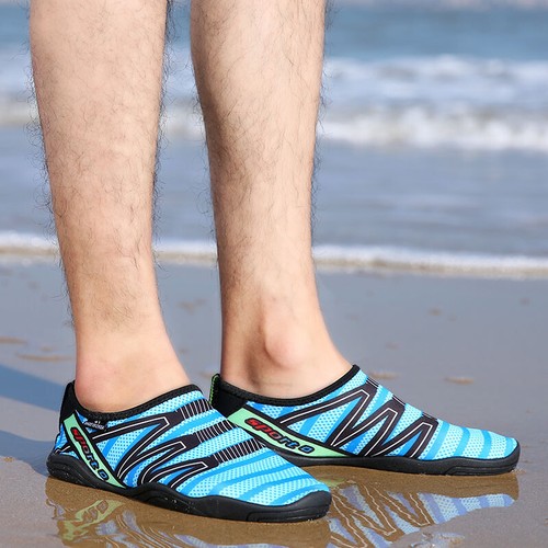 Men Water Shoes Slip On Aqua Socks 