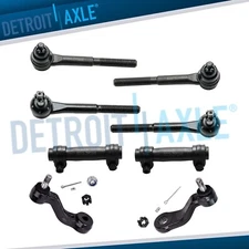 8pc Front Tie Rods Pitman & Idler Arm for Chevrolet GMC K1500 K2500 Trucks 4WD