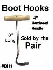 Boot Hooks Pull on Your Cowboy BOOTS with less effort! 1 pair of BOOT Hooks 