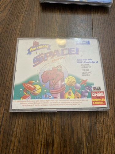 Fun School In Space Cd-Rom Vintage Learning Ages 7-10 Grammar Arithmetic - Picture 6 of 6
