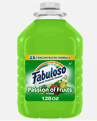 Fabuloso Multi-Purpose Cleaner, 2X Concentrated Formula, Fruit Scent, 128 oz