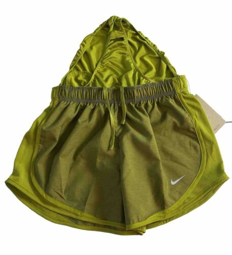 Nike Women’s 3" Dri-FIT Icon Tempo Lined Running Shorts CU8890-333 Moss Green S - Picture 4 of 5