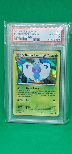 Butterfree graded PSA 8 for sale on eBay