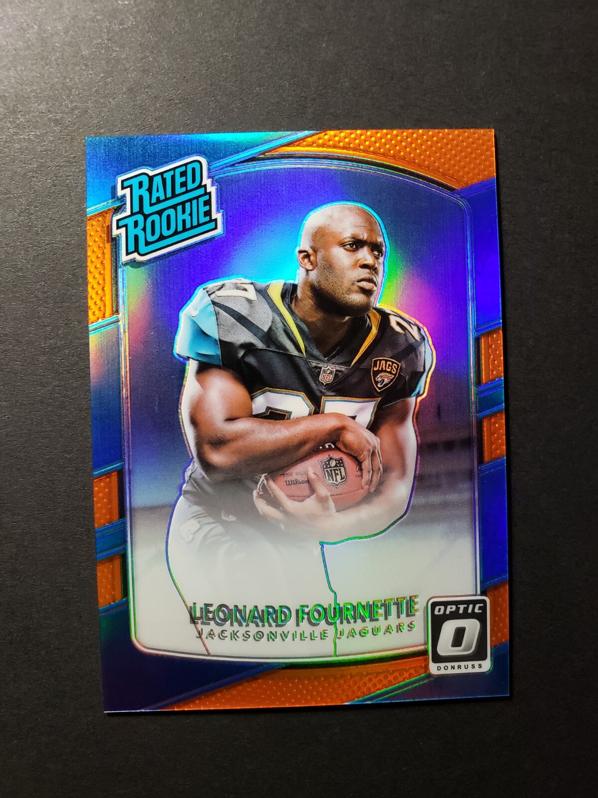 2017 Panini Donruss Optic LEONARD FOURNETTE #107/199 Orange Holo Rated Rookie RC