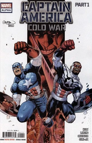 Captain America Cold War Alpha 1A VF 2023 Stock Image