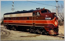 Chicago Madison Northern F7 564 Diesel Locomotive Railroad Postcard Lot of 2 