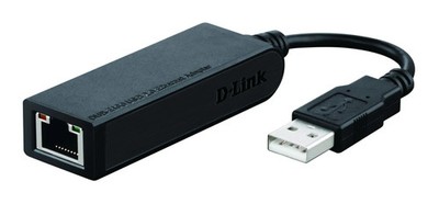 D-Link DUB-E100 USB 2.0 Ethernet Adapter RJ45 LAN 100 Mbit/s schwarz