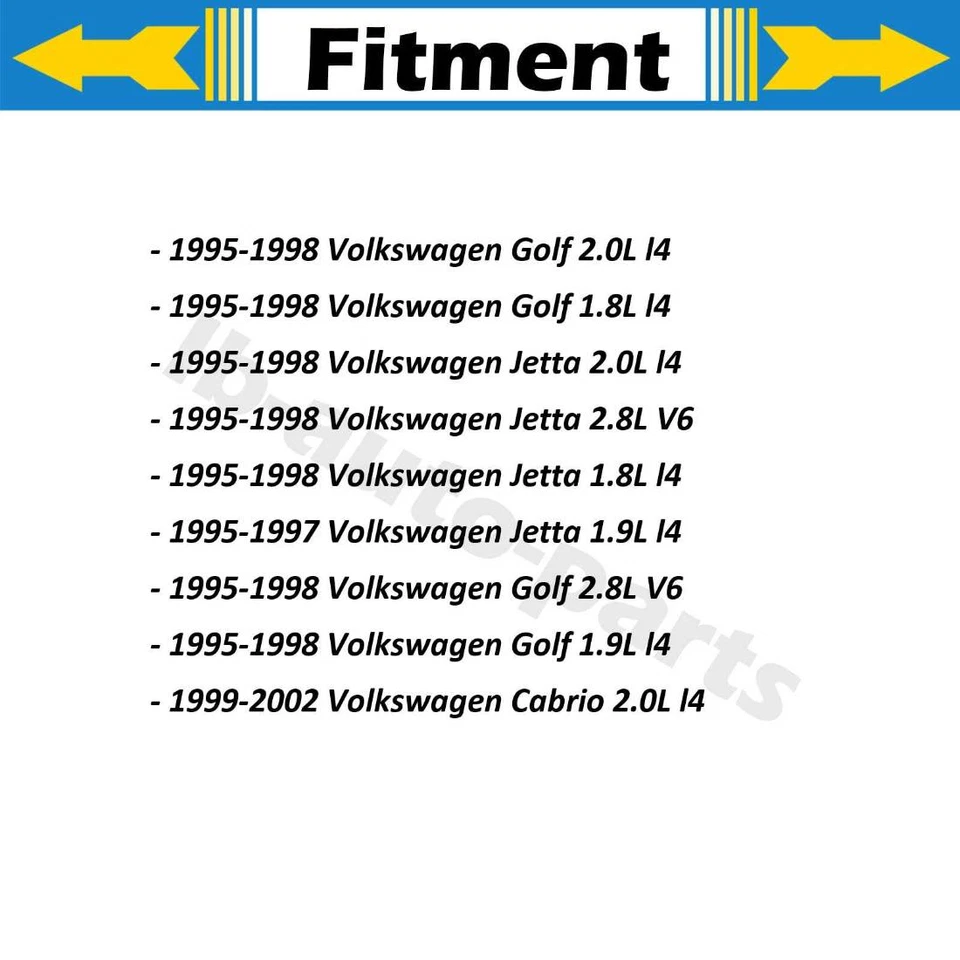 Cable de freno de estacionamiento trasero Dorman 2 piezas para Volkswagen Jetta 1995-1998 1,8 L Foto 2 de 4