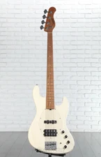 Sadowsky MetroExpress Vintage M/J Bass Guitar - Solid Olympic White, Roasted