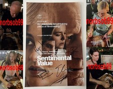 SENTIMENTAL VALUE CAST SIGNED 12x18 PHOTO STELLAN SKARSGARD +4 w/EXACT PROOF COA