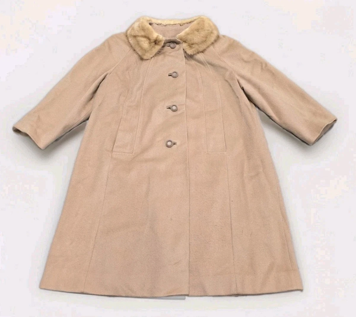 Fur Beige Vintage Coats, Jackets & Vests for Women for sale | eBay
