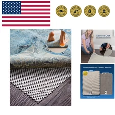 Rug Gripper Pad for Hardwood Floors, Non Slip 2x4 Ft Rug Pads for Area Rugs, ...