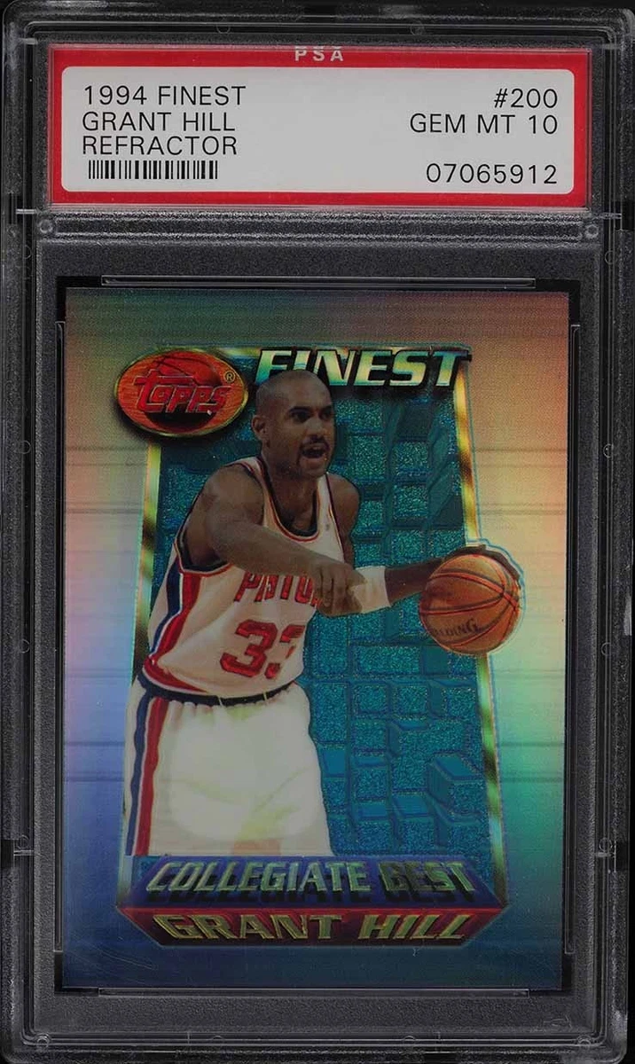 Grant Hill Basketball Grade 10 Rookie Sports Trading Cards
