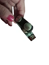  Leather Double Snap Belt Keeper  x 4