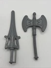 New ListingVintage 1980s MOTU He-Mans Sword & Axe. Original Used Accessories. Taiwan