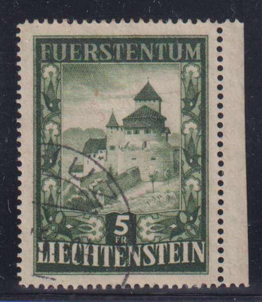 E5445: Liechtenstein #264 Used, XF, Sound; CV $150