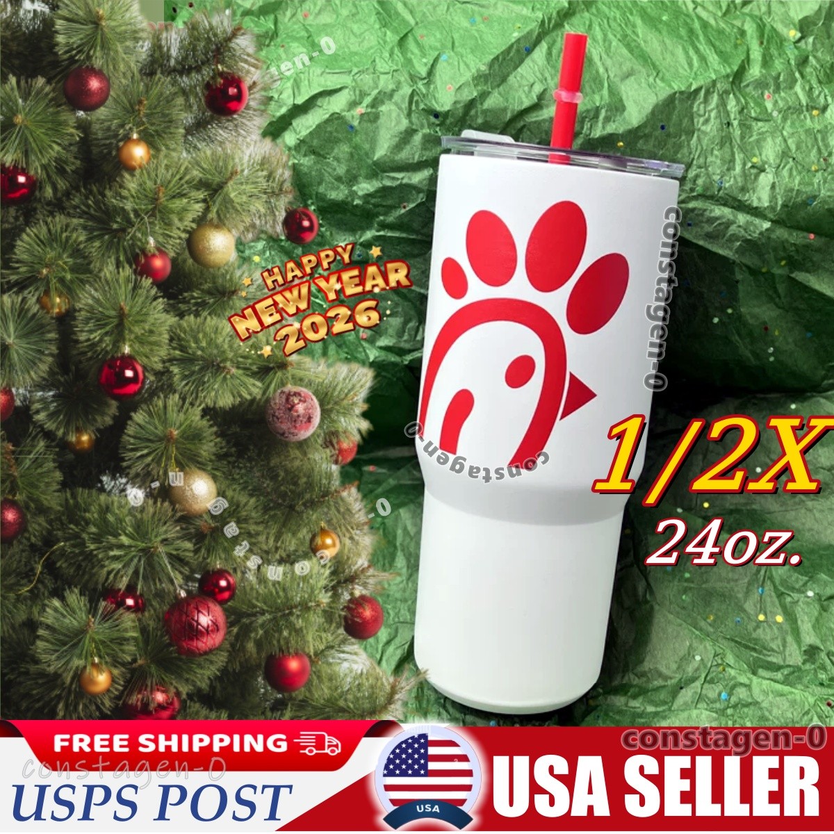 Chick-fil-A Originals 24oz Insulated Stainless Steel Travel  display picture 1