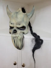 The Paper Magic Group Latex Halloween Scary Ghoulish Skull Mask 1996 Vintage