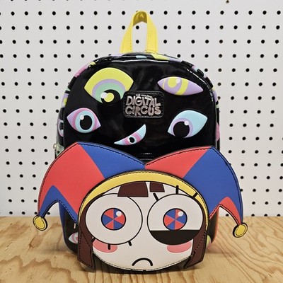 Official The Amazing Digital Circus Pomni Mini Backpack Bag Eye Twitching 