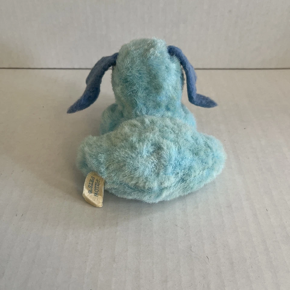 Vintage Pillow Pets Plush Toy Blue Bunny Dardenelle Co. 1960’s/1970’s 5 Inches - Image 3 of 4
