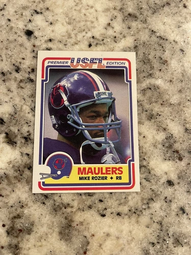 1984 TOPPS USFL MIKE ROZIER #109 MINT RC ROOKIE HEISMAN TROPHY