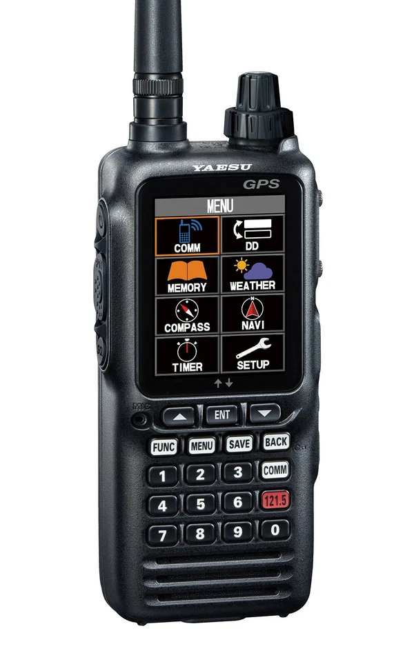 FTA-850L Yaesu Bluetooth NAV/COM VHF Air Band Transceiver mit Farbdisplay - Bild 1 von 1