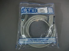 Lot of 2 Alpha Wire Corp P/N: 5900 9.9ft Cable Computer - NEW 