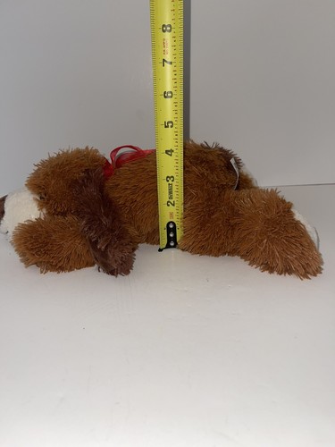 Peluche Goffa Cucciolo Cane Marrone Bianco Peluche 13 Pollici - Foto 8 di 9