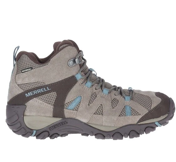 Merrell Leather Upper Lace Up Athletic Shoes for Women