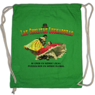 LAS CHOLITAS LUCHADORAS Turnbeutel Wrestling Wrestler Mexican Latin Mask