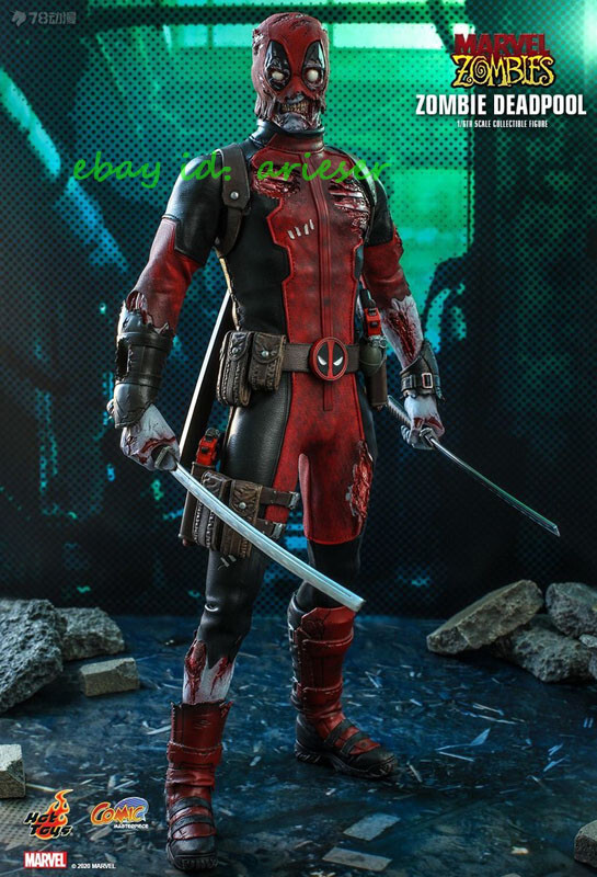 Hot Toys 1/6 Cms06 Zombie Deadpool Zombie Action Figure New Hot Toys 1/6 Cms06 Zombie Deadpool Zombie Action Figure New