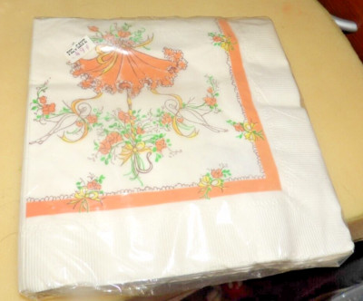 Vtg C A Reed USA Co Facial Tissue  Napkins 16 count  3 ply 13 1/8x13 1/2''