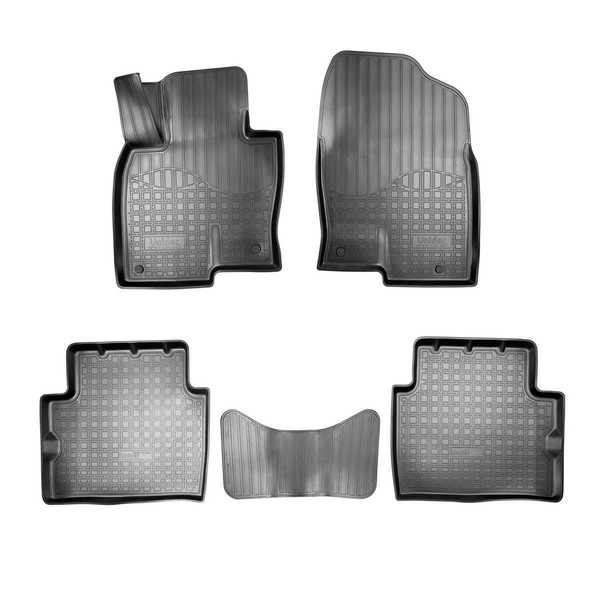 3D Gummi Fussmatten Passend FüR Mazda CX-5 | Typ KF | BJ Ab 2017> | Passgenau-image