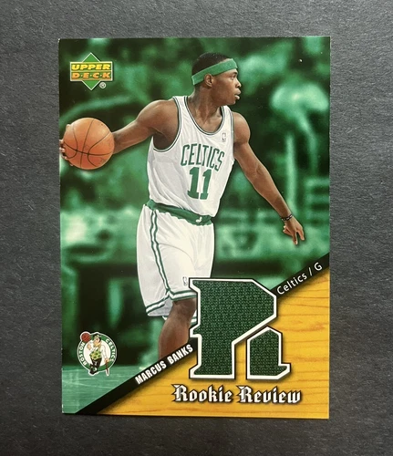2004-05 Upper Deck Rookie Review Jerseys Marcus Banks #RR-MB Patch